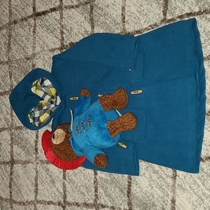Paddington Bear coat and plush bear